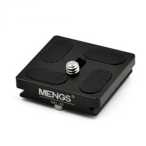 MENGS® QAL-40 Quick Release Plate With 1/4″ Camera Screw Solid Aluminium Suit For T3 / T5 / TT / FPH61G Etc Ball Head